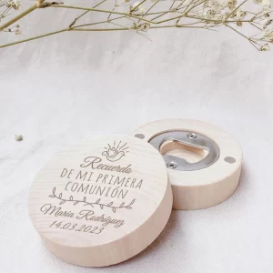 Communion Gifts for Guests Personalized Wooden Magnet Bottle Openers First Communion Party Favors