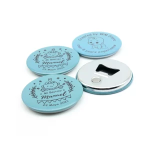 Personalized Magnet with Bottle Opener Baptism Souvenirs Christening Favors Communion Gifts for Guests